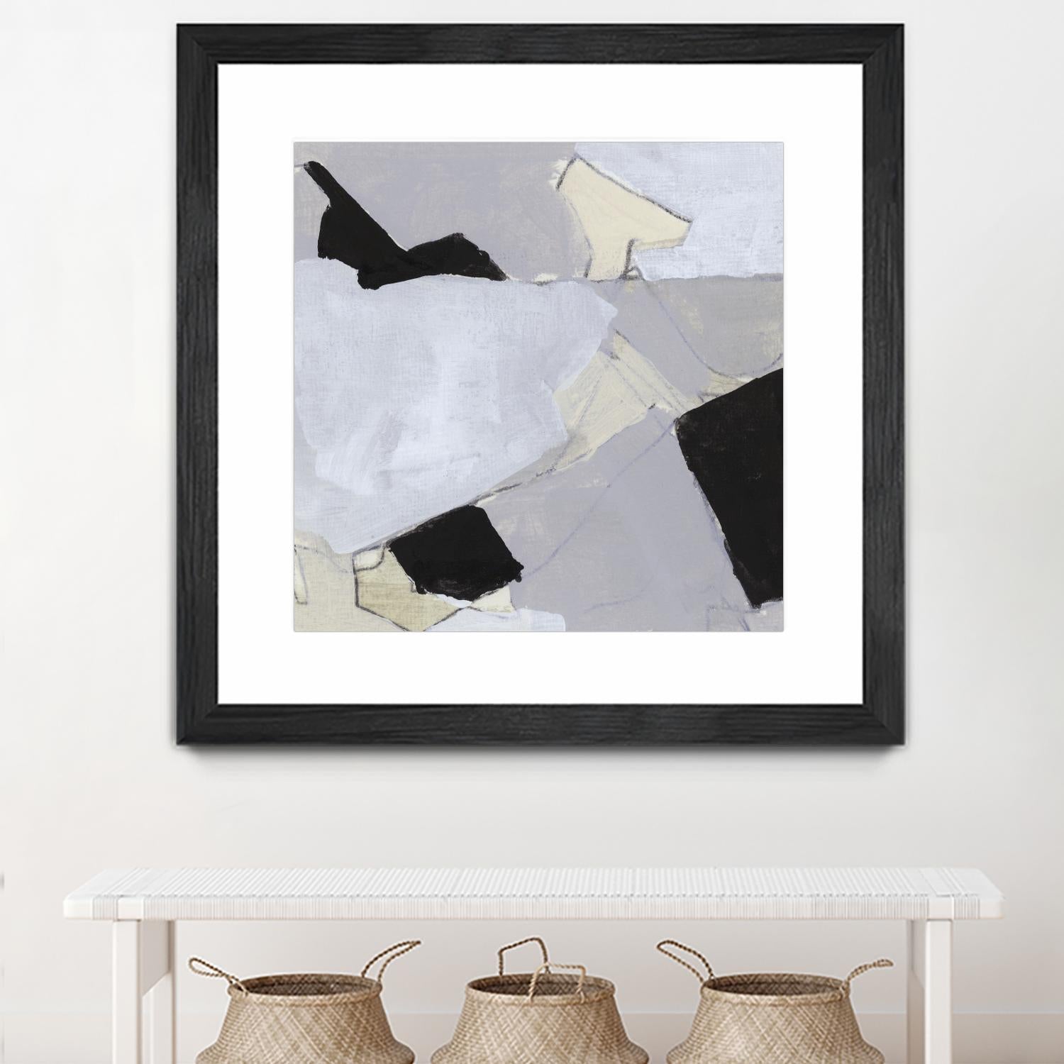 Grey Landscape V by Bellissimo Art on GIANT ART - white abstract abstract