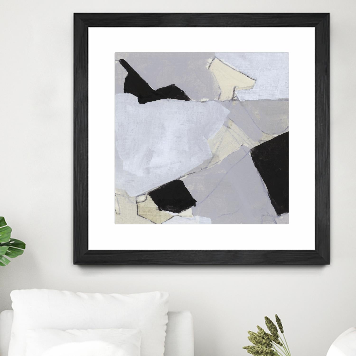 Grey Landscape V by Bellissimo Art on GIANT ART - white abstract abstract
