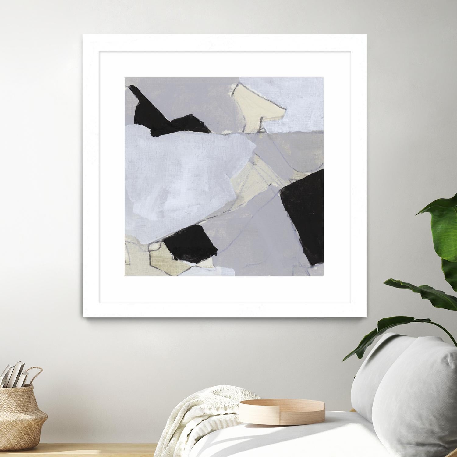 Grey Landscape V by Bellissimo Art on GIANT ART - white abstract abstract