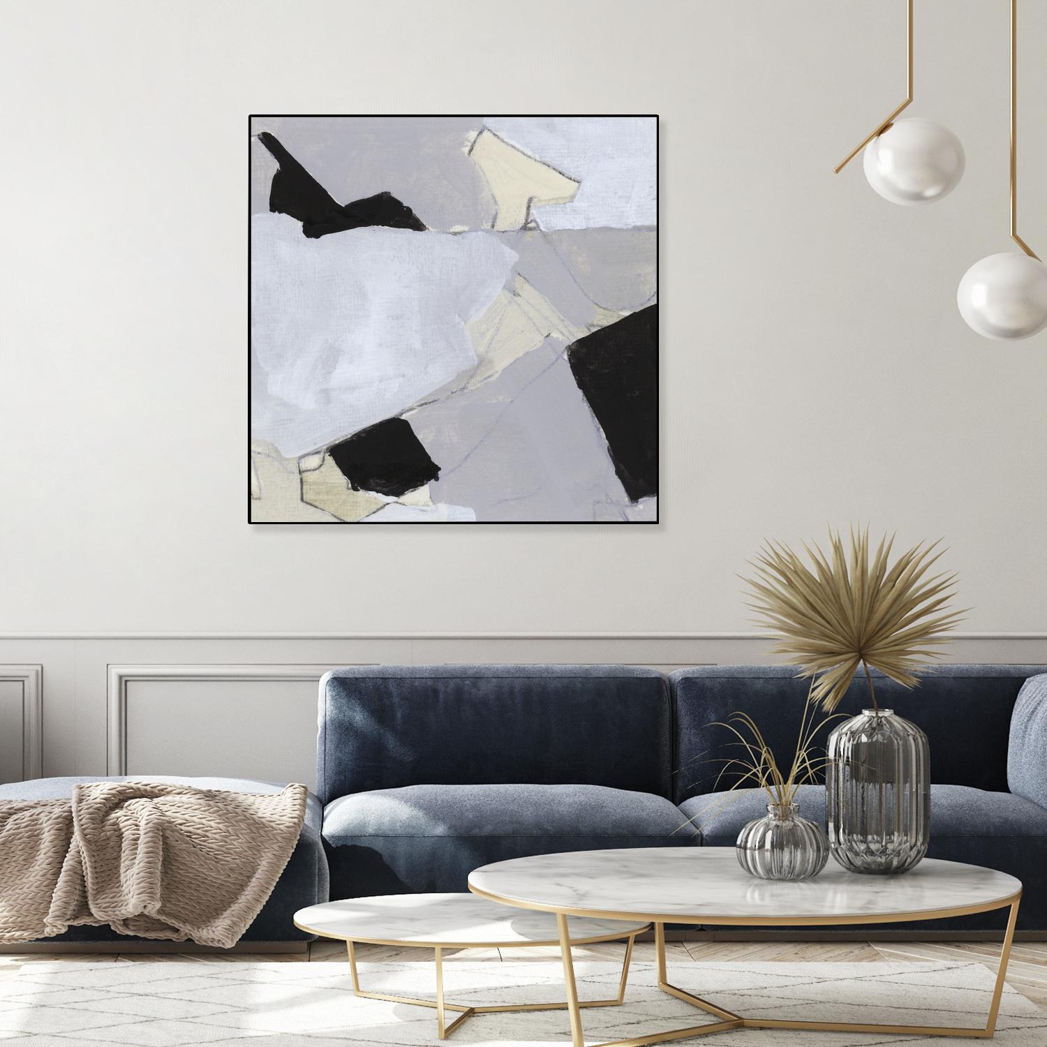 Grey Landscape V by Bellissimo Art on GIANT ART - white abstract abstract