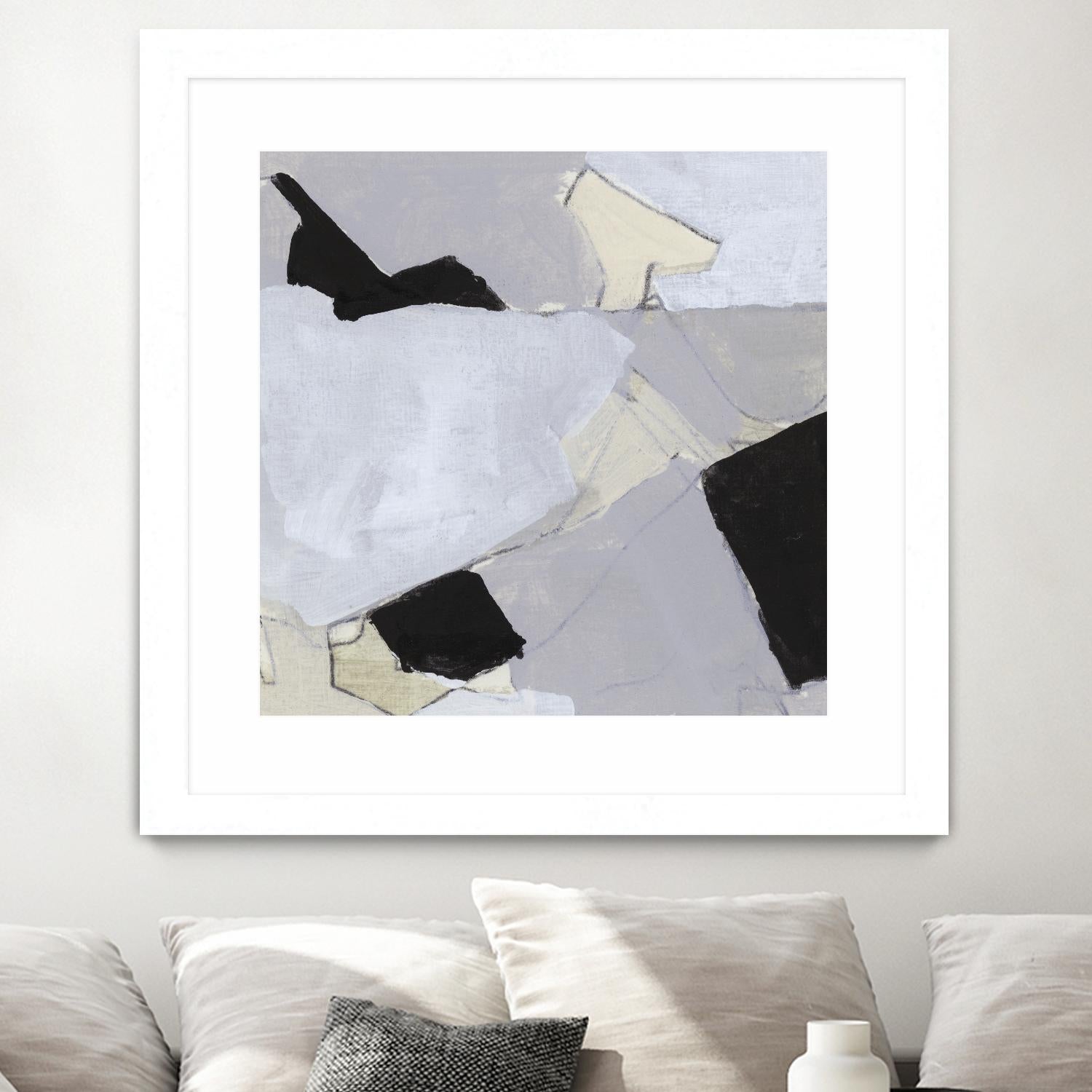 Grey Landscape V by Bellissimo Art on GIANT ART - white abstract abstract