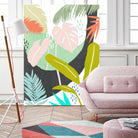 Jazzy Jungle II by Annie Warren on GIANT ART - orange coastal & tropical abstract