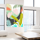 Jazzy Jungle II by Annie Warren on GIANT ART - orange coastal & tropical abstract