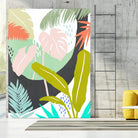 Jazzy Jungle II by Annie Warren on GIANT ART - orange coastal & tropical abstract
