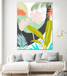 Jazzy Jungle II by Annie Warren on GIANT ART - orange coastal & tropical abstract