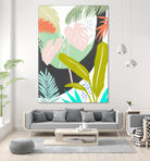 Jazzy Jungle II by Annie Warren on GIANT ART - orange coastal & tropical abstract