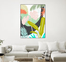 Jazzy Jungle II by Annie Warren on GIANT ART - orange coastal & tropical abstract