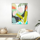 Jazzy Jungle II by Annie Warren on GIANT ART - orange coastal & tropical abstract