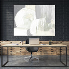 Neutral Curves I by Jennifer Goldberger on GIANT ART - grey  abstract abstract