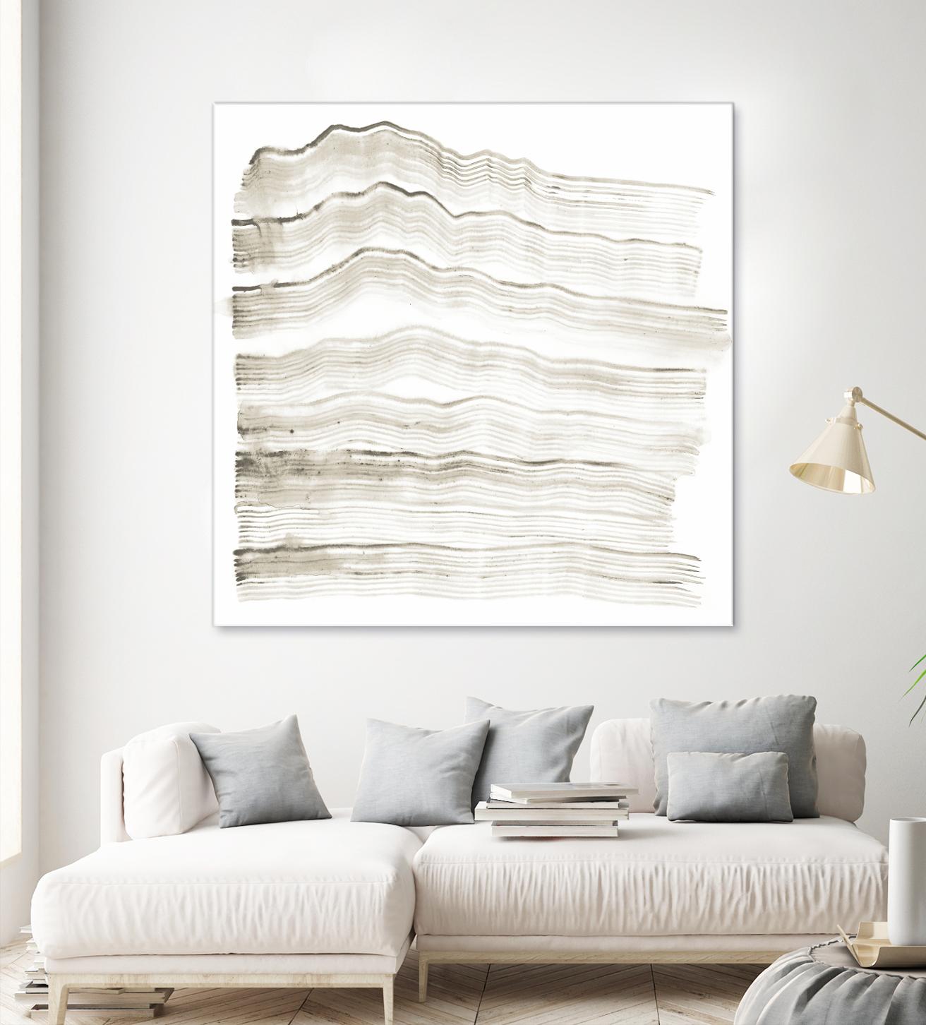 Accordion Shift IV by Vanna Lam on GIANT ART - white abstract abstract