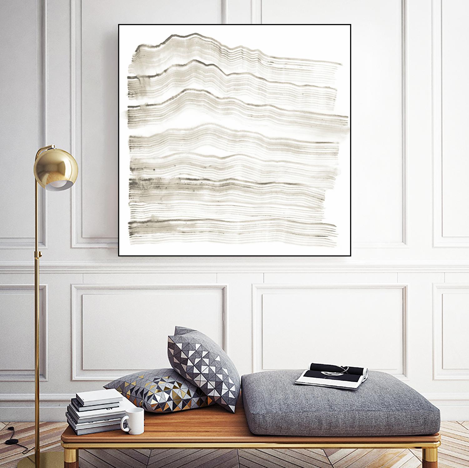 Accordion Shift IV by Vanna Lam on GIANT ART - white abstract abstract