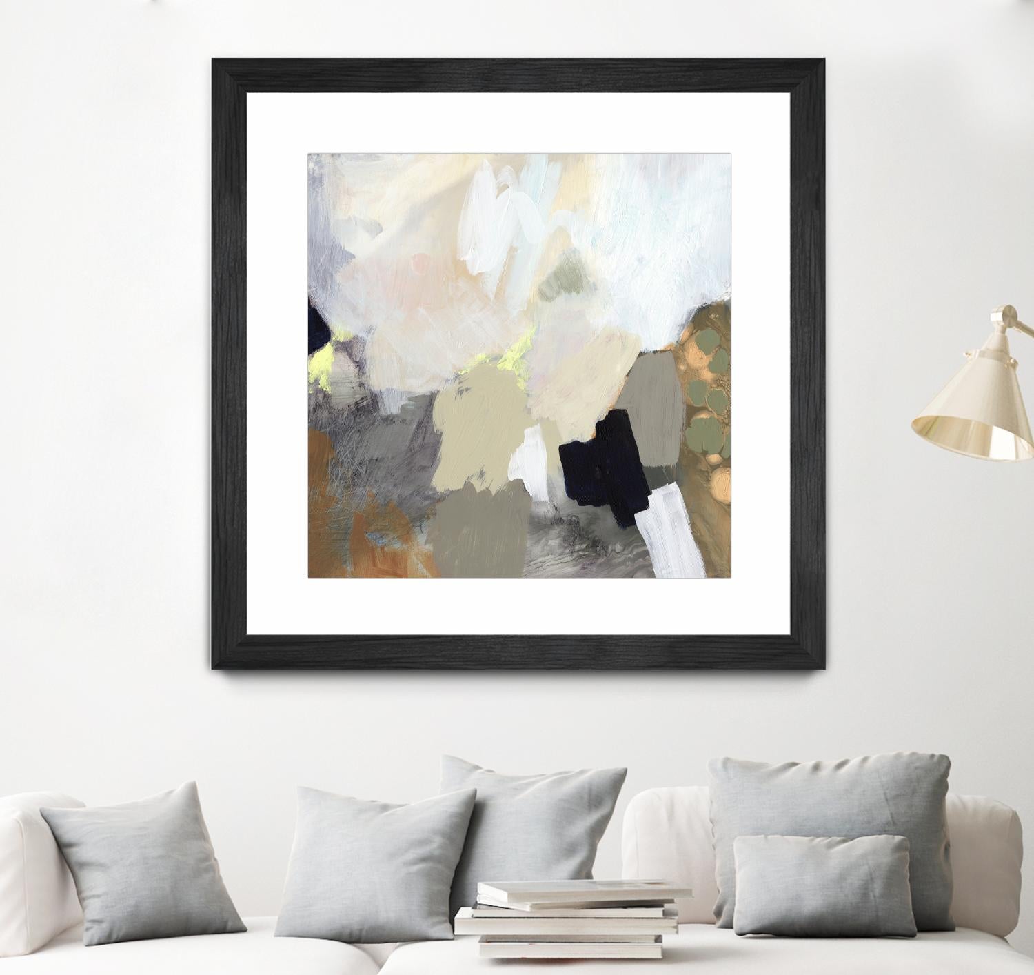 Alpenpass II by Victoria Barnes on GIANT ART - beige abstract abstract