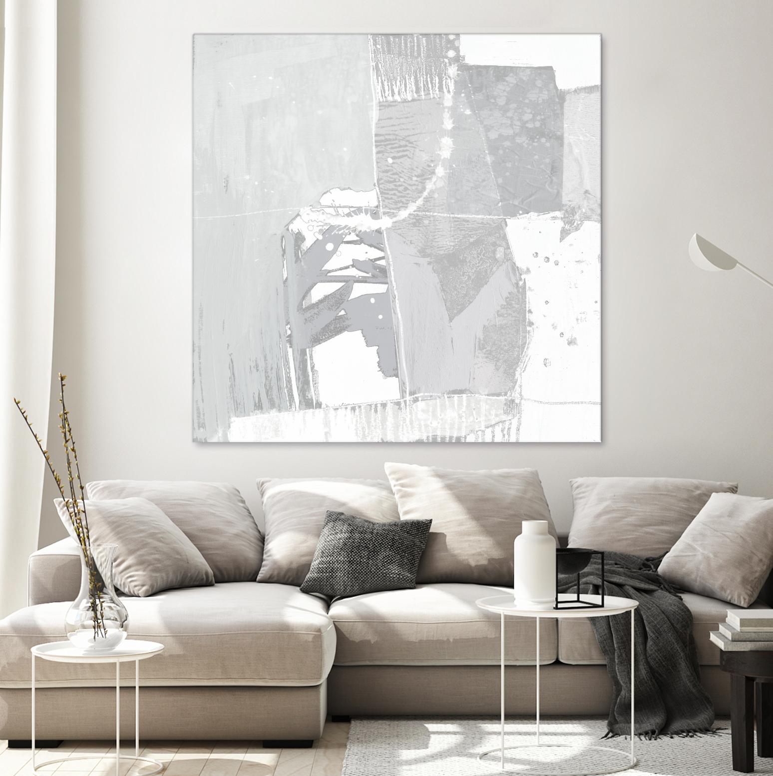 Composition Neutral I by Jennifer Goldberger on GIANT ART - white abstract abstract