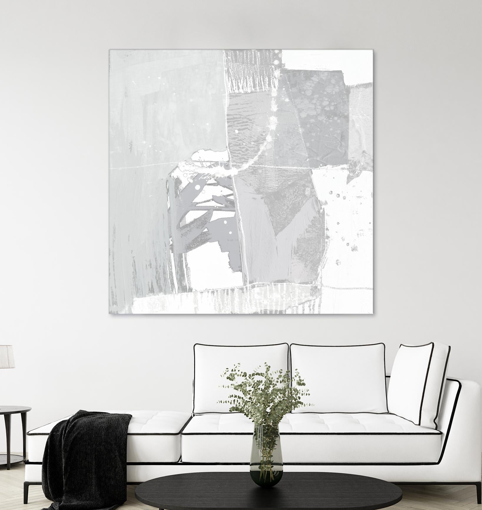 Composition Neutral I by Jennifer Goldberger on GIANT ART - white abstract abstract