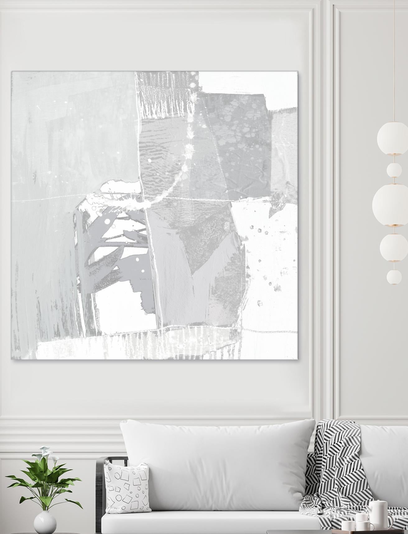 Composition Neutral I by Jennifer Goldberger on GIANT ART - white abstract abstract