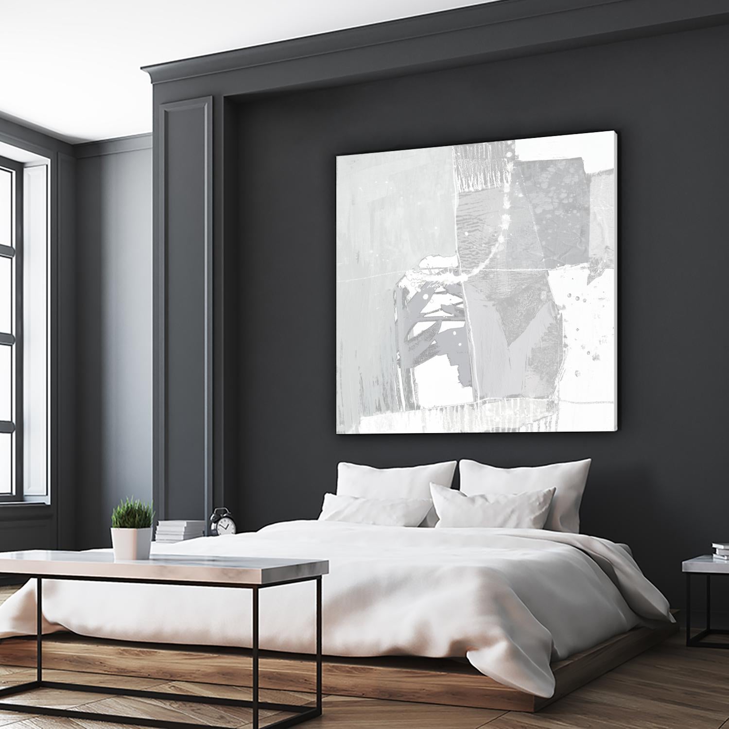 Composition Neutral I by Jennifer Goldberger on GIANT ART - white abstract abstract