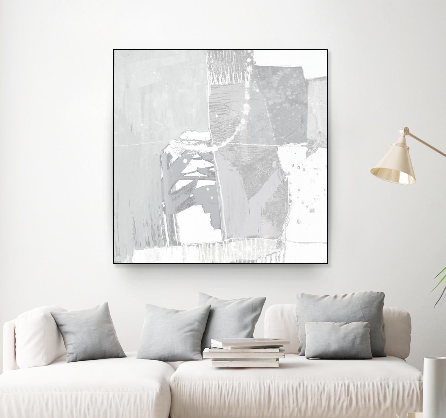 Composition Neutral I by Jennifer Goldberger on GIANT ART - white abstract abstract