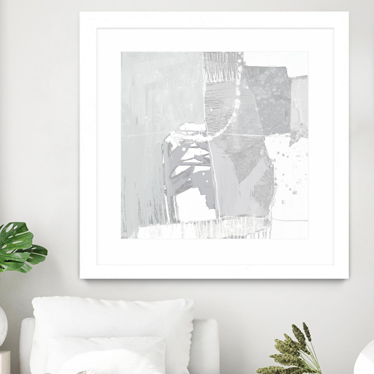 Composition Neutral I by Jennifer Goldberger on GIANT ART - white abstract abstract