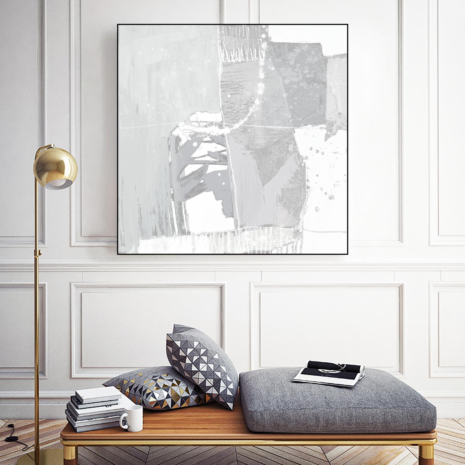 Composition Neutral I by Jennifer Goldberger on GIANT ART - white abstract abstract