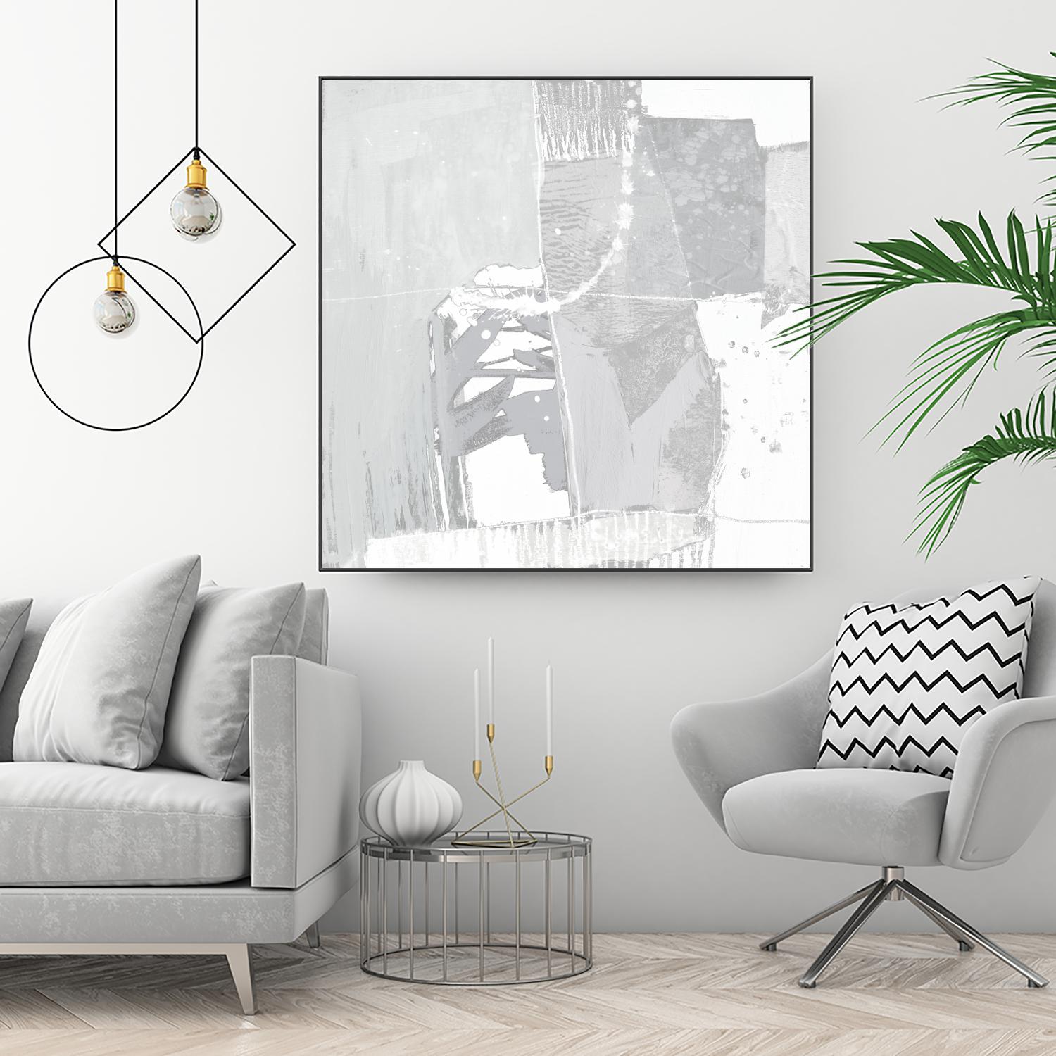 Composition Neutral I by Jennifer Goldberger on GIANT ART - white abstract abstract