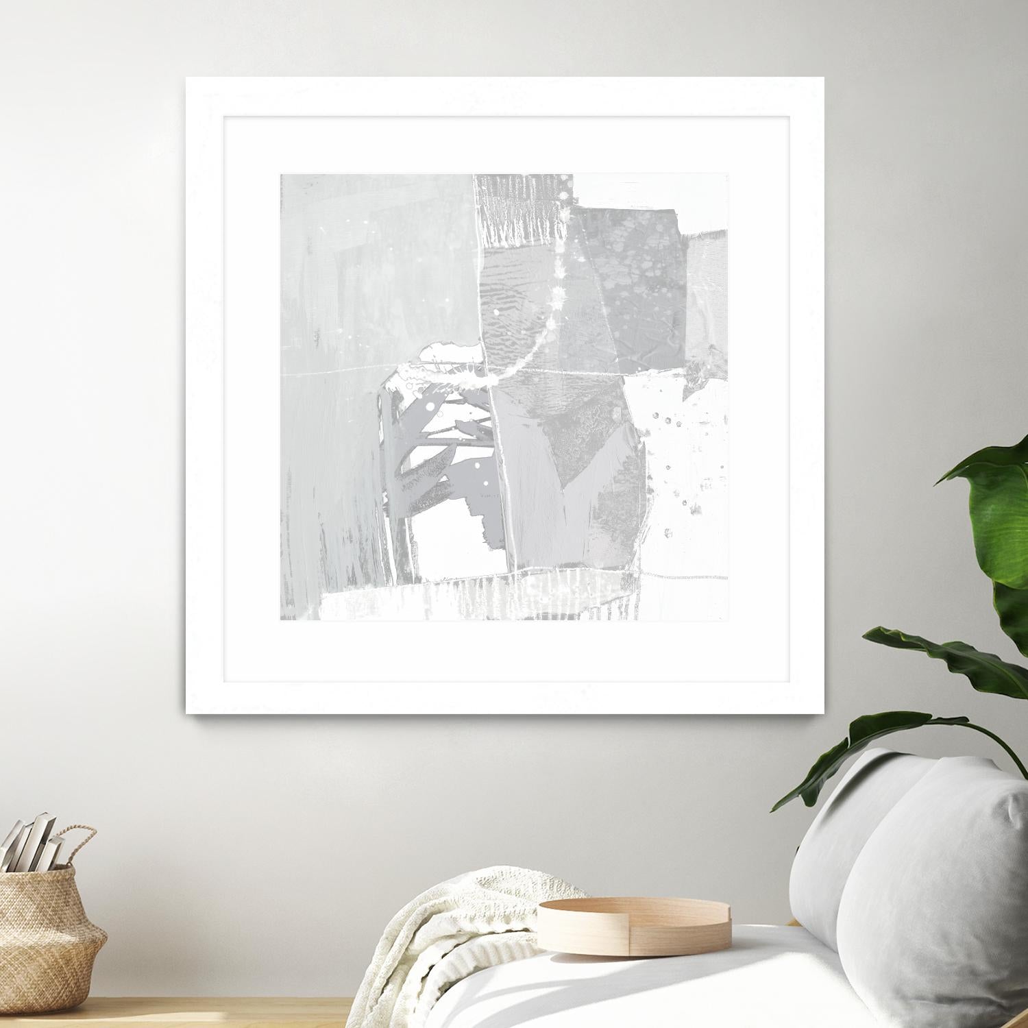 Composition Neutral I by Jennifer Goldberger on GIANT ART - white abstract abstract