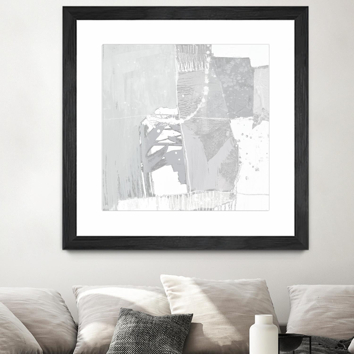 Composition Neutral I by Jennifer Goldberger on GIANT ART - white abstract abstract