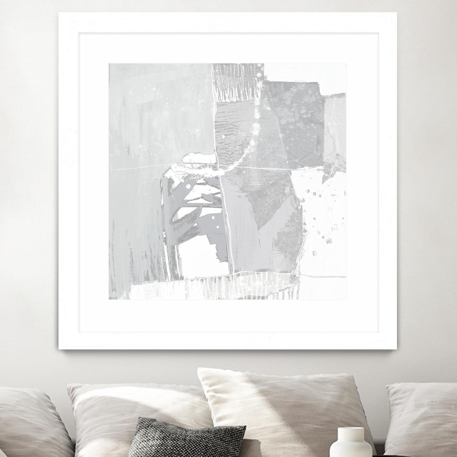 Composition Neutral I by Jennifer Goldberger on GIANT ART - white abstract abstract