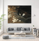 Dark Flow II by Regina Moore on GIANT ART - beige abstract abstract