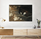 Dark Flow II by Regina Moore on GIANT ART - beige abstract abstract