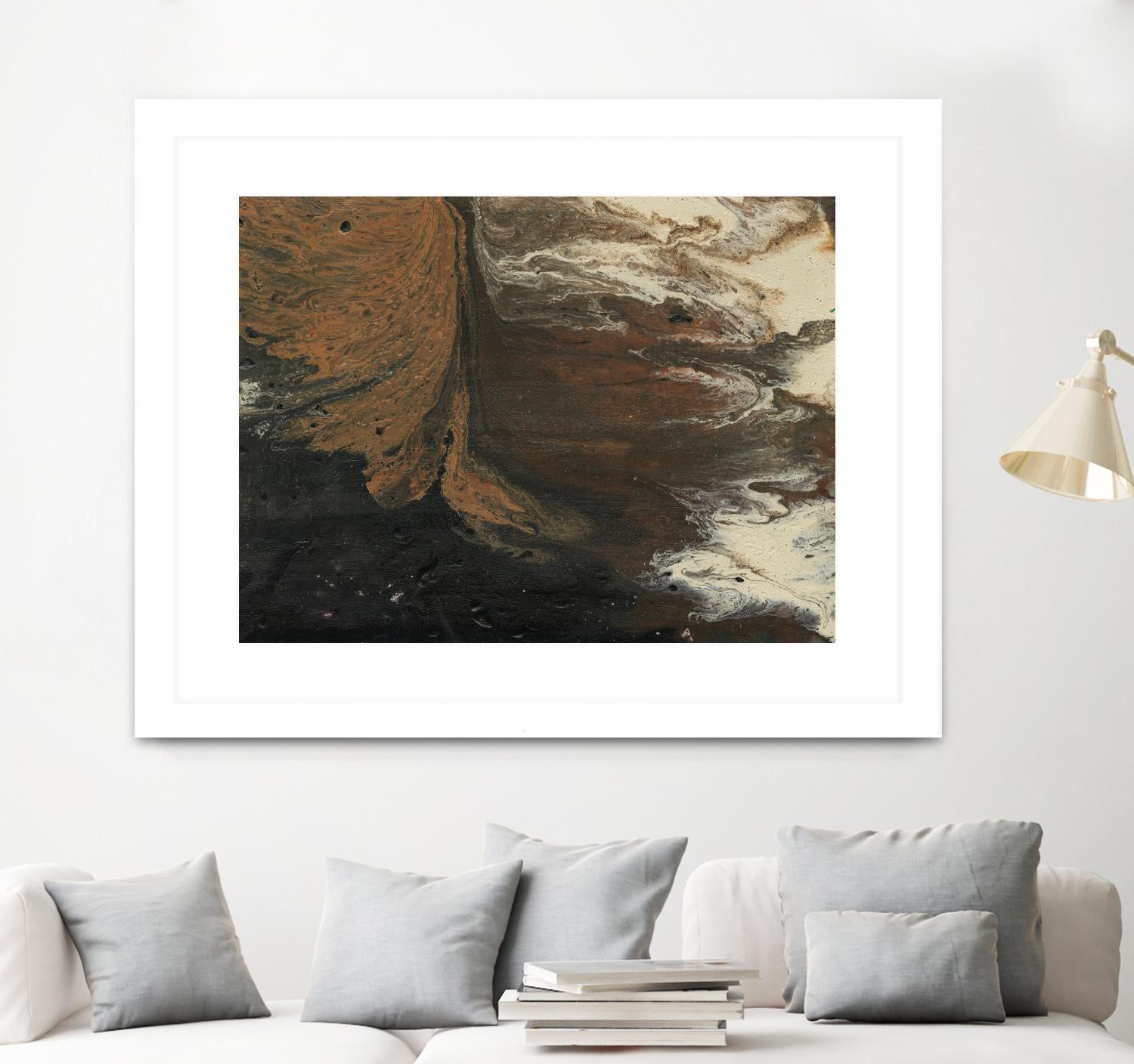 Dark Flow III by Regina Moore on GIANT ART - white abstract abstract