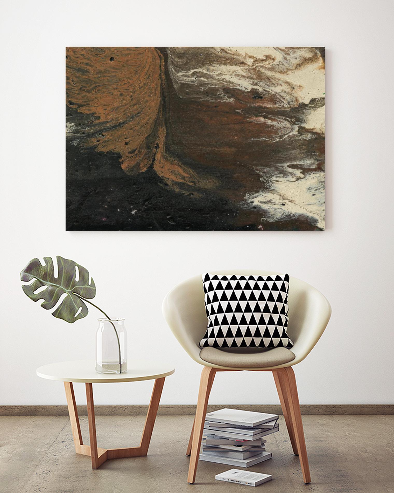 Dark Flow III by Regina Moore on GIANT ART - white abstract abstract