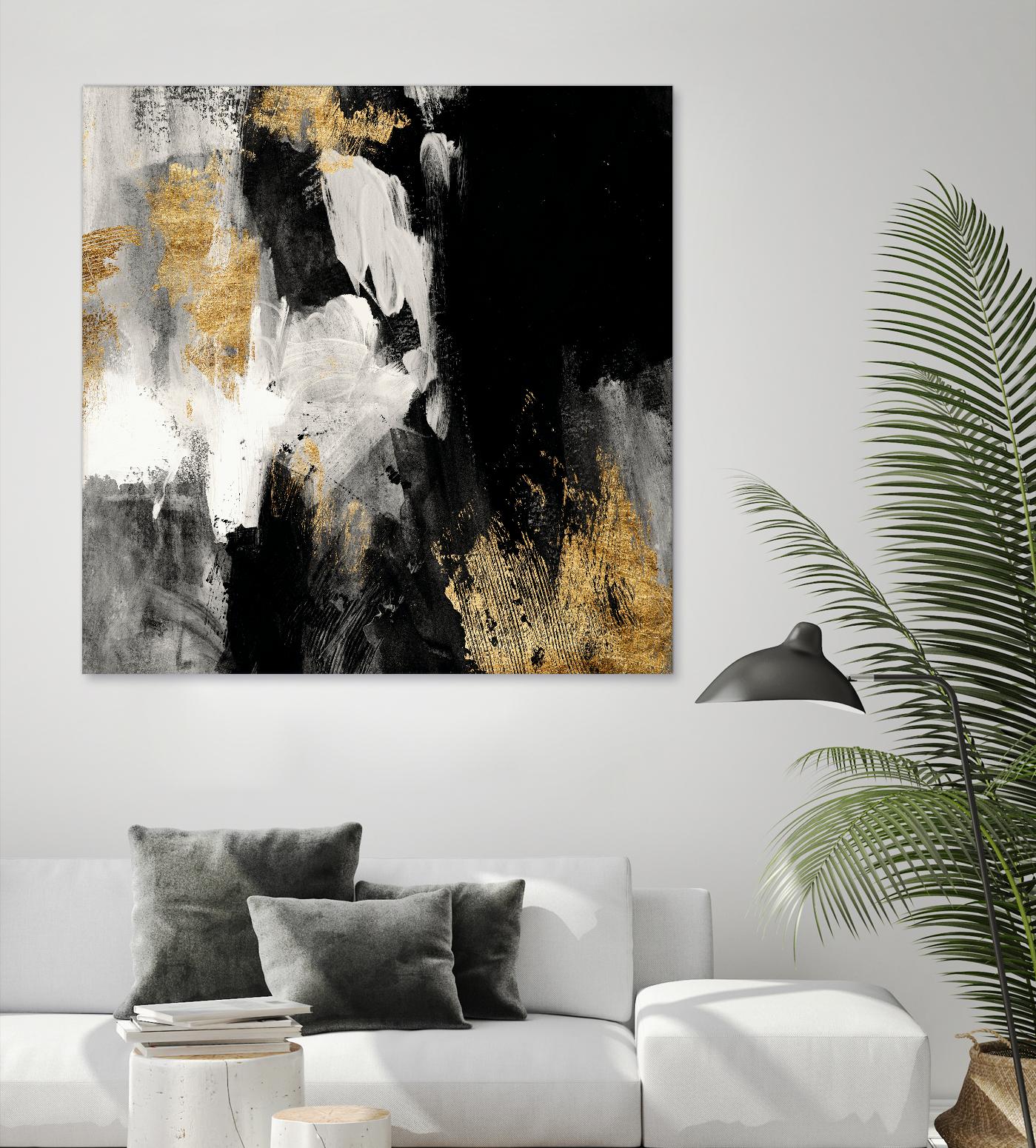 Neutral Gold Collage III by Victoria Borges on GIANT ART - grey  abstract abstract