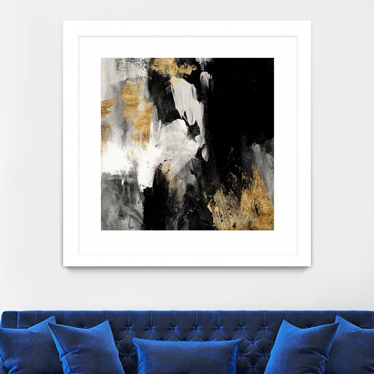 Neutral Gold Collage III by Victoria Borges on GIANT ART - grey  abstract abstract