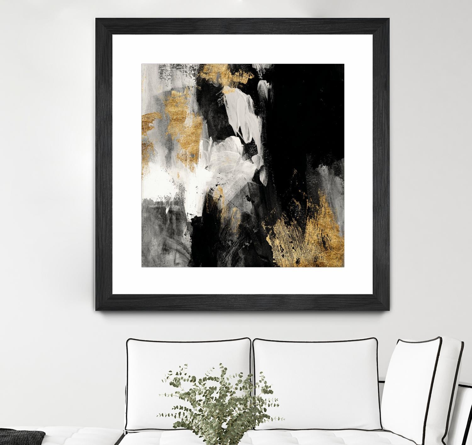 Neutral Gold Collage III by Victoria Borges on GIANT ART - grey  abstract abstract