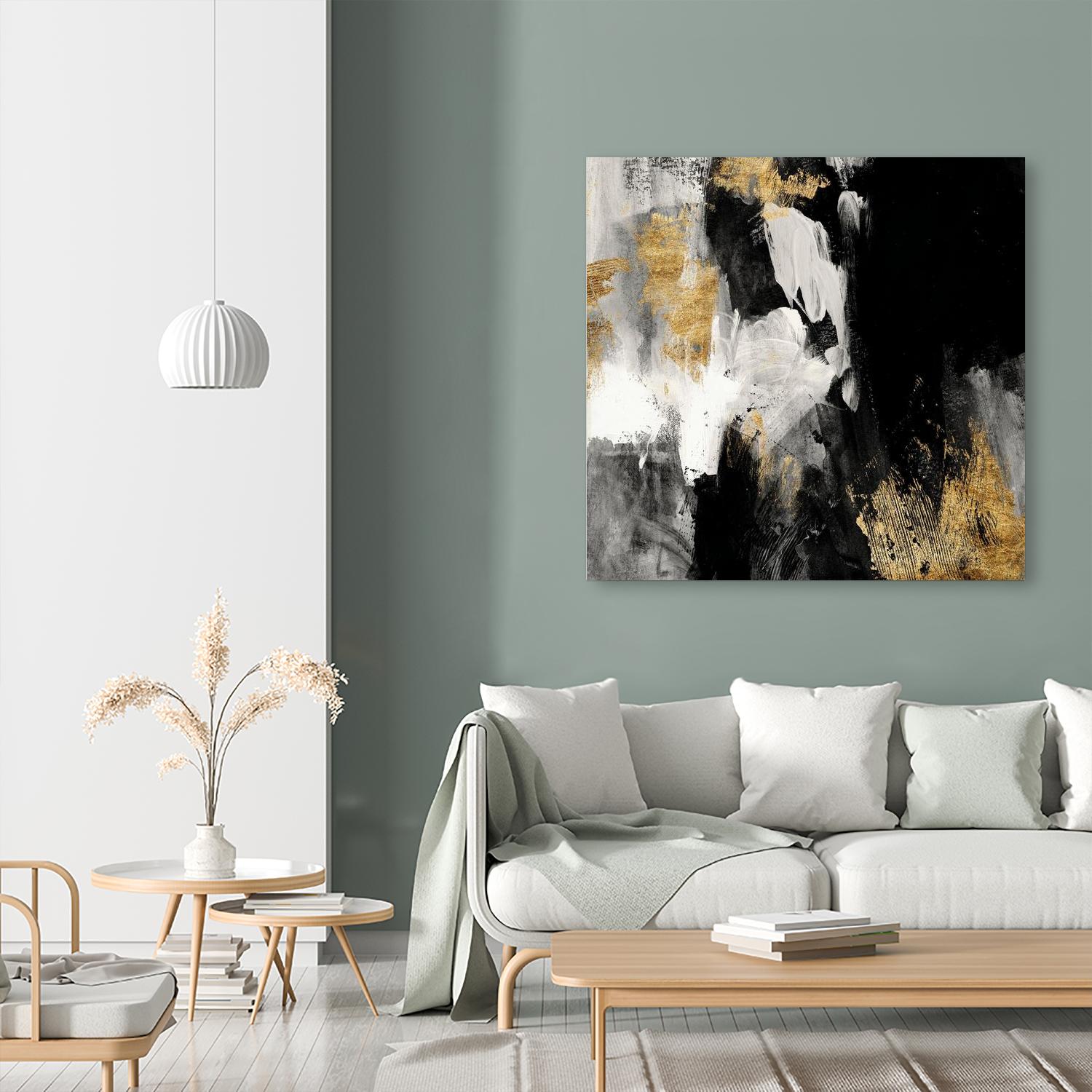 Neutral Gold Collage III by Victoria Borges on GIANT ART - grey  abstract abstract