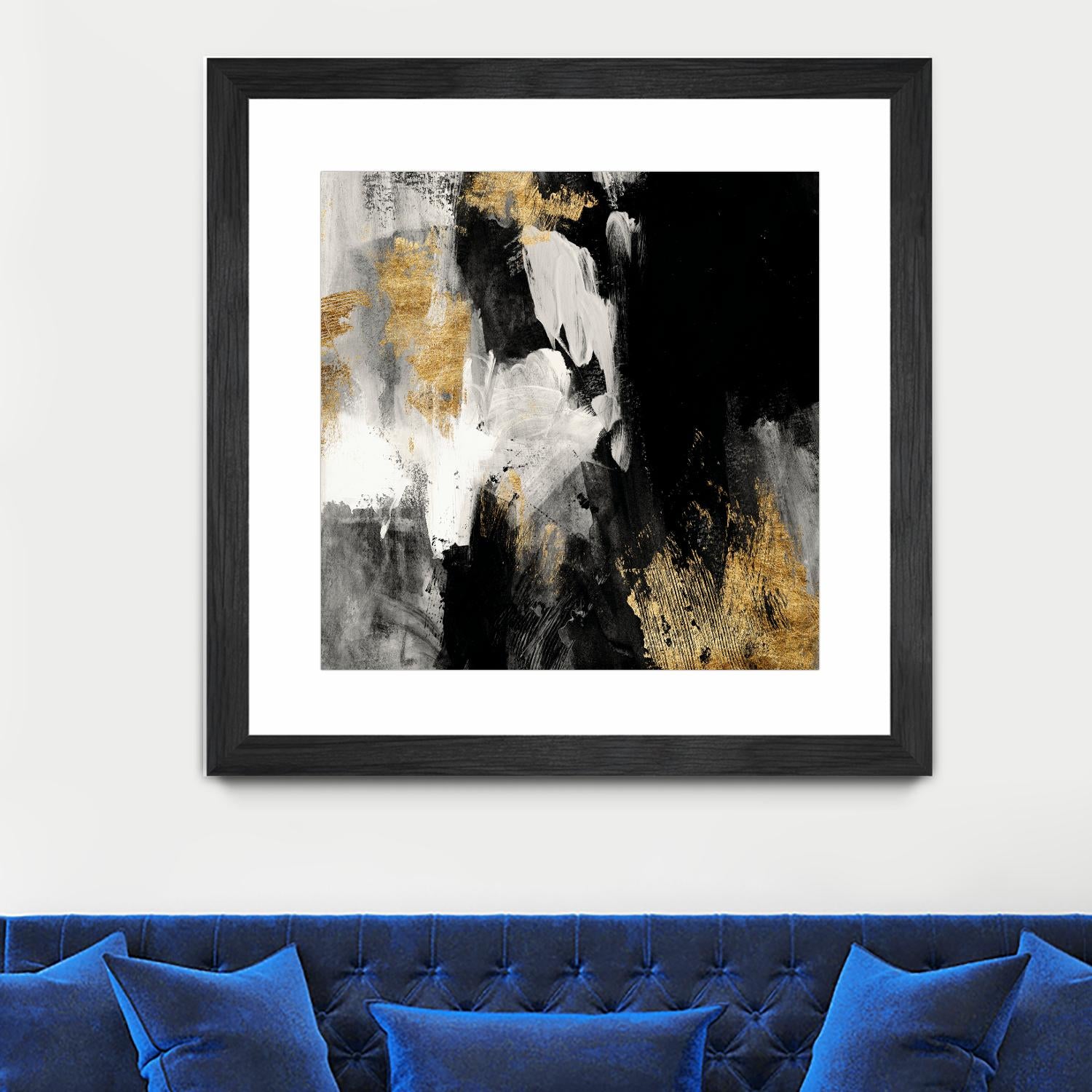 Neutral Gold Collage III by Victoria Borges on GIANT ART - grey  abstract abstract