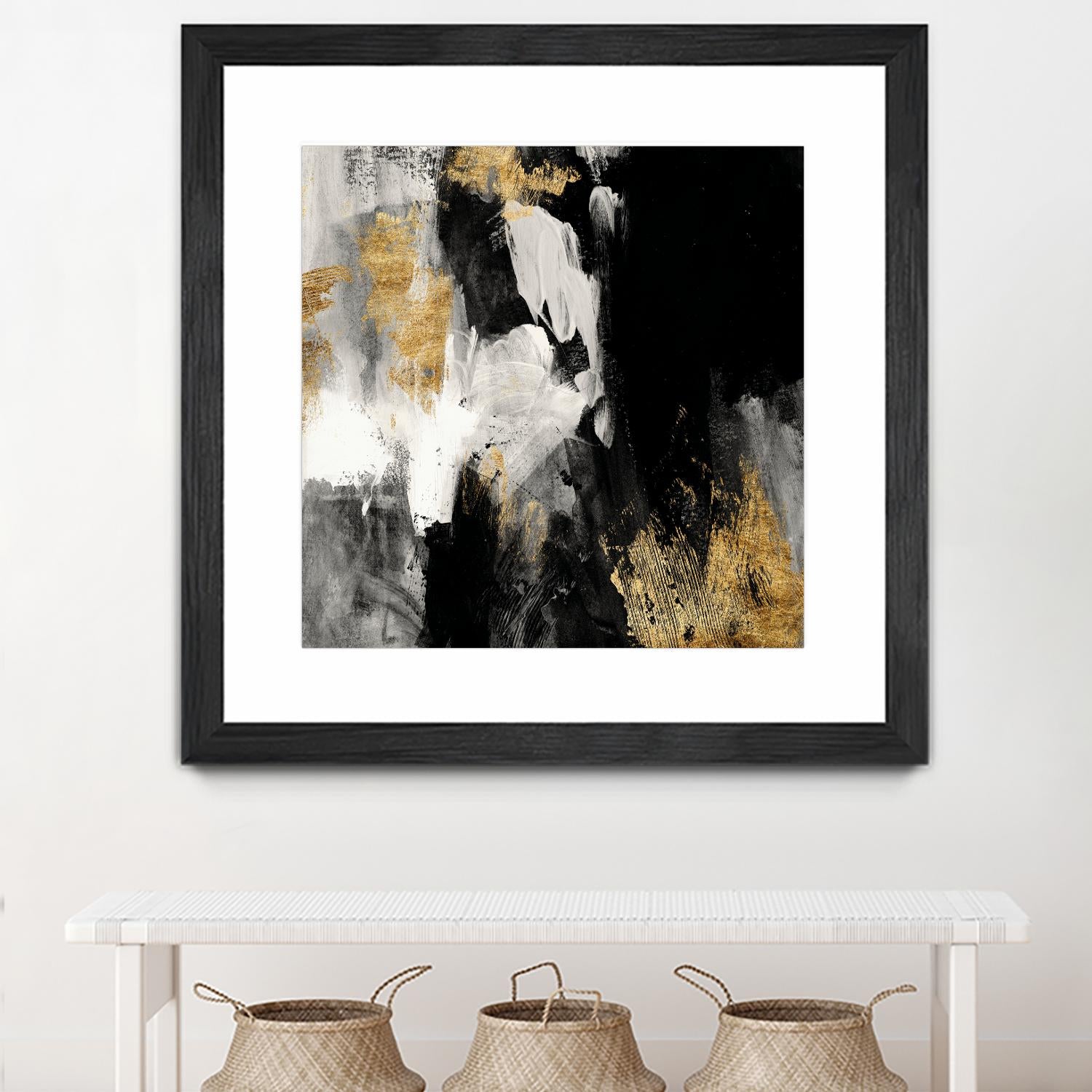 Neutral Gold Collage III by Victoria Borges on GIANT ART - grey  abstract abstract