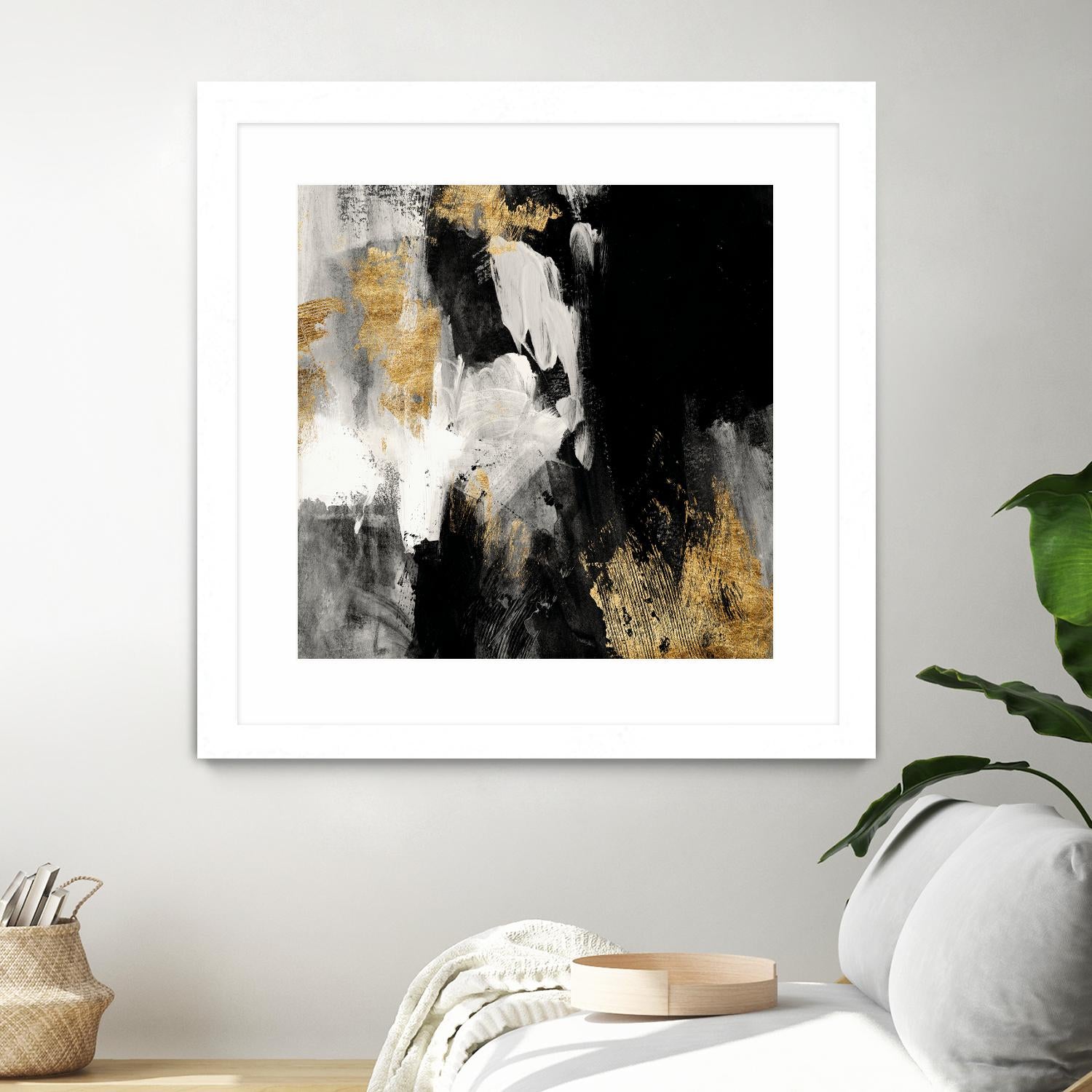 Neutral Gold Collage III by Victoria Borges on GIANT ART - grey  abstract abstract