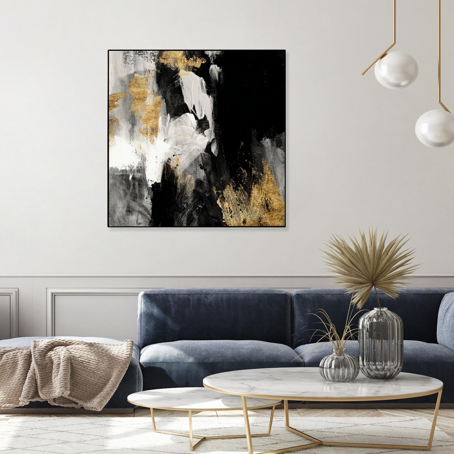 Neutral Gold Collage III by Victoria Borges on GIANT ART - grey  abstract abstract