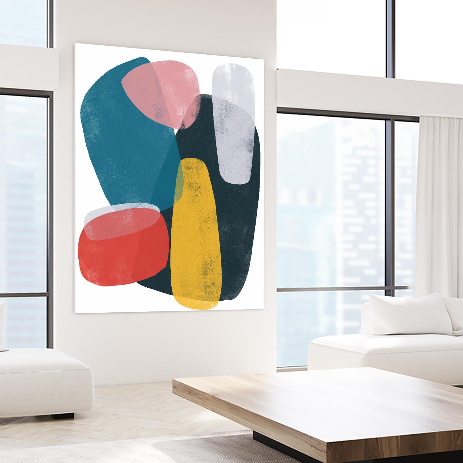 Orbital Fixture II by June Vess on GIANT ART - red abstract abstract