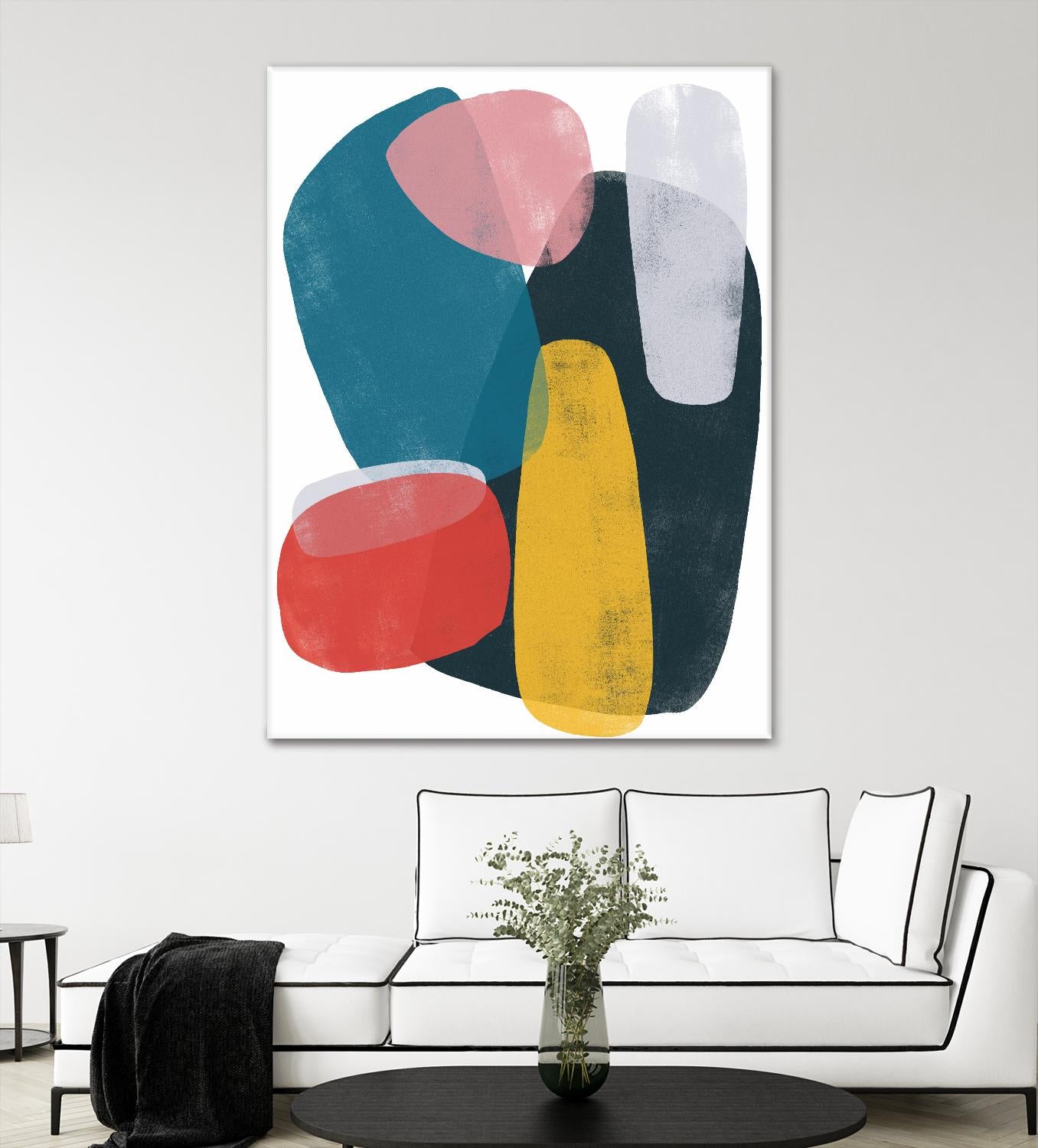 Orbital Fixture II by June Vess on GIANT ART - red abstract abstract