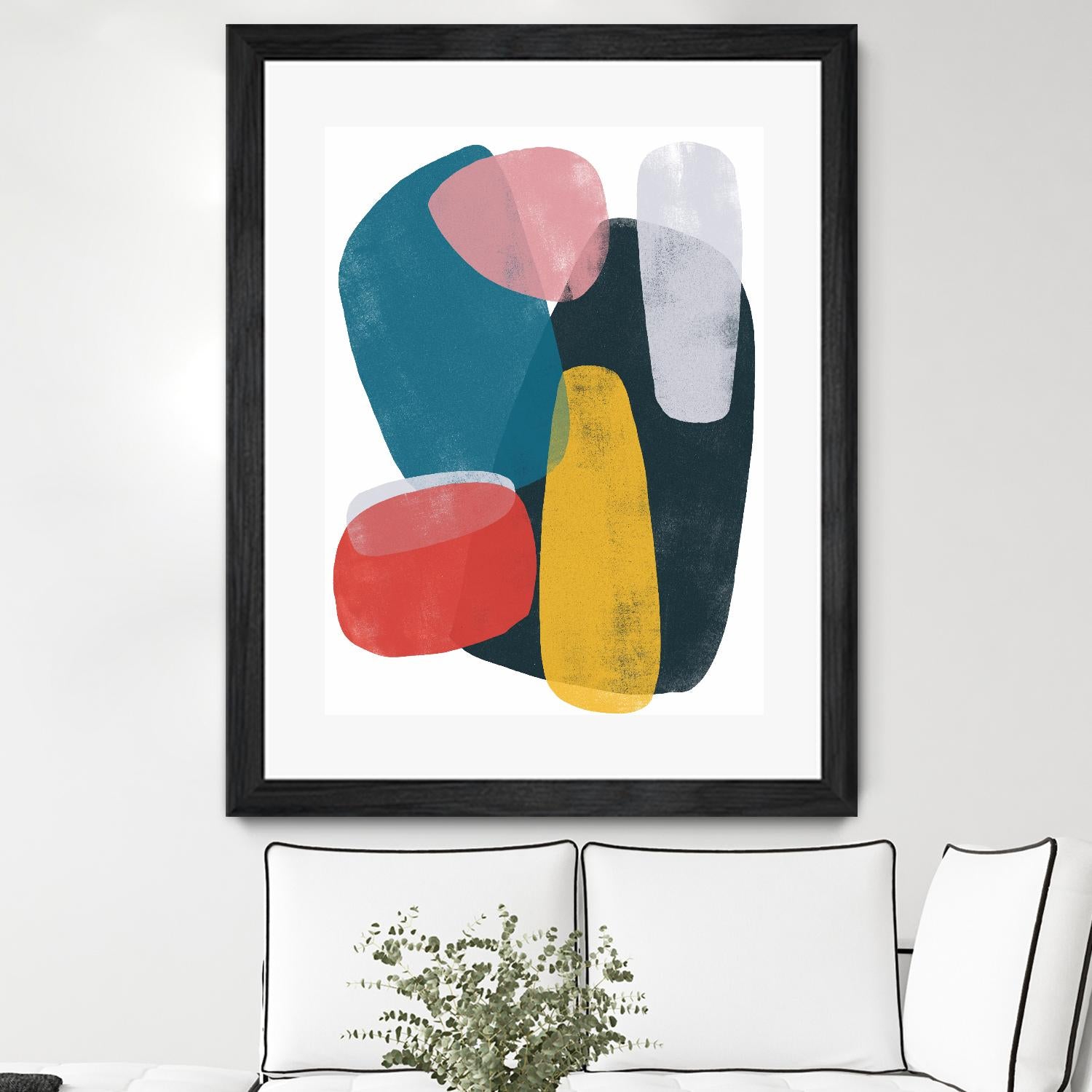 Orbital Fixture II by June Vess on GIANT ART - red abstract abstract