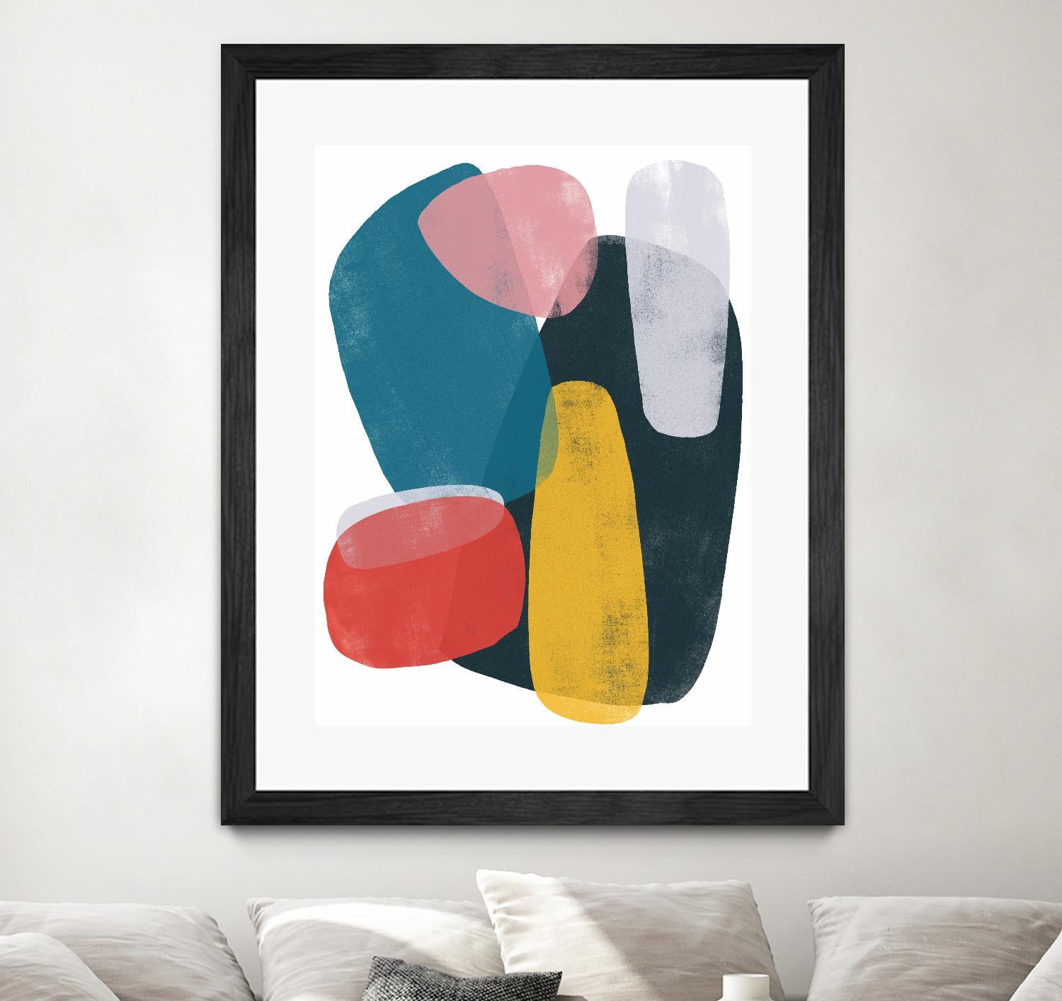 Orbital Fixture II by June Vess on GIANT ART - red abstract abstract