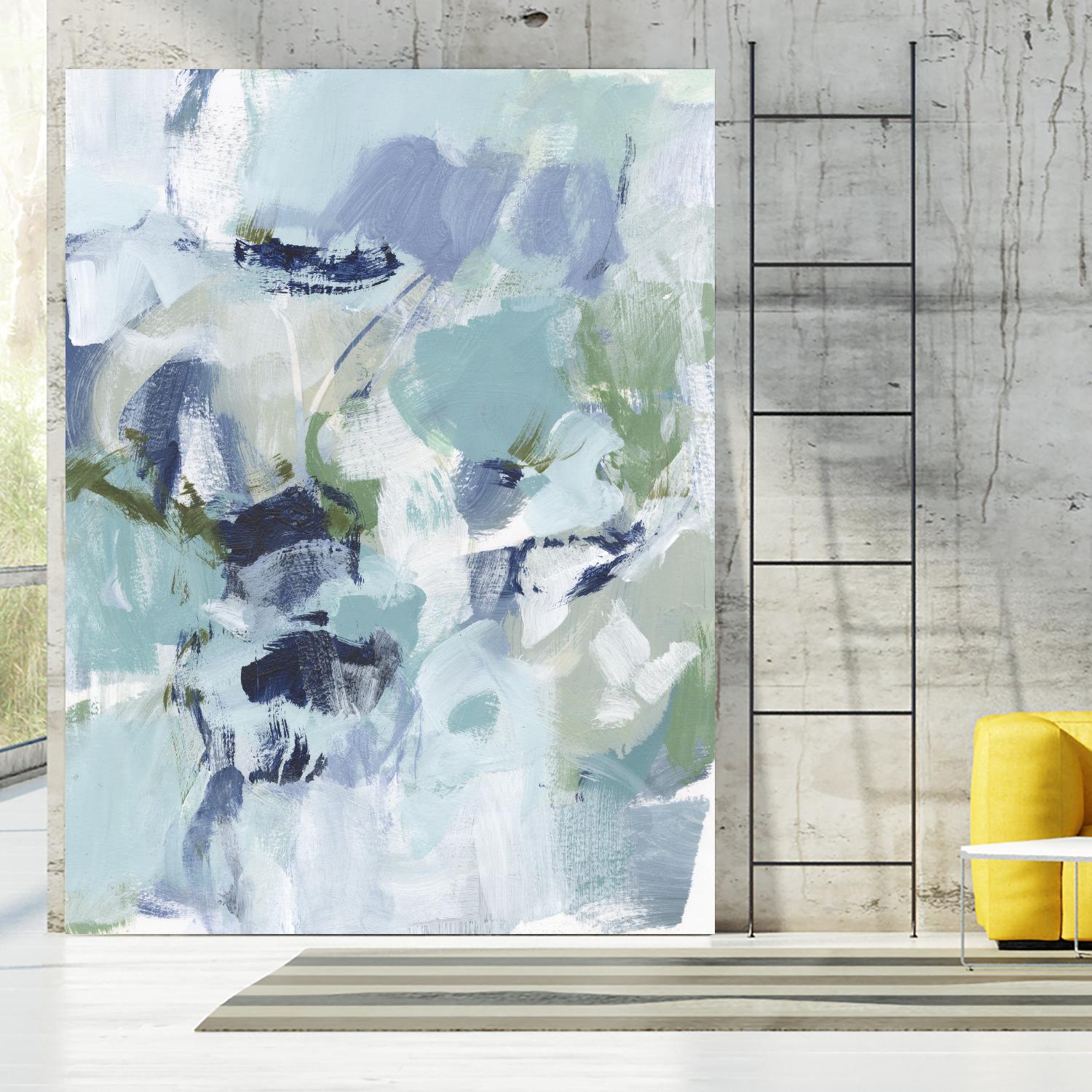 Azure Abstract I by Christina Long on GIANT ART - beige abstract abstract