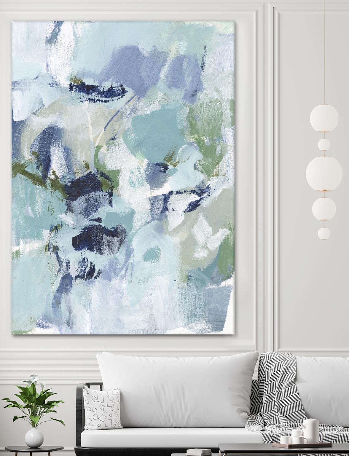 Azure Abstract I by Christina Long on GIANT ART - beige abstract abstract