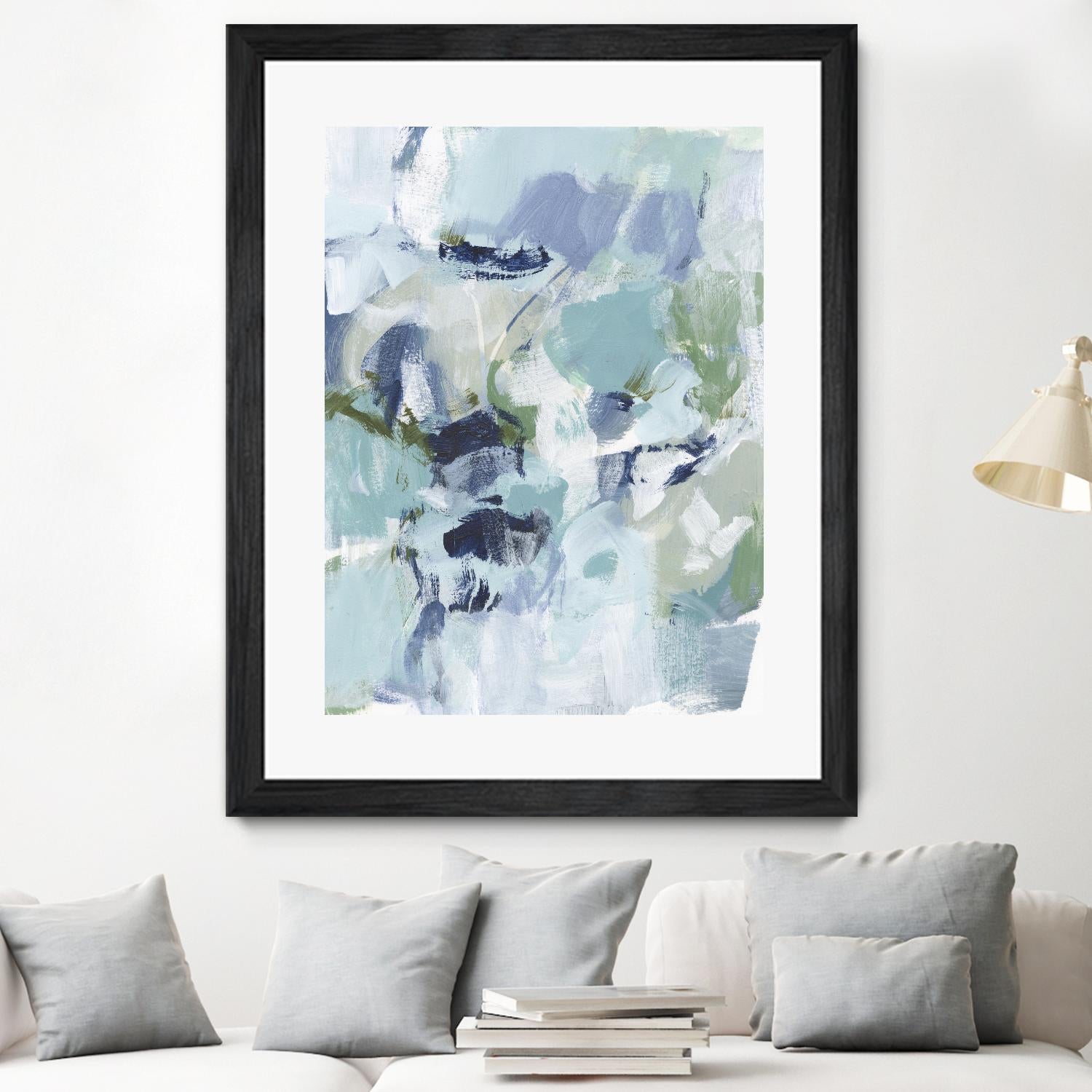 Azure Abstract I by Christina Long on GIANT ART - beige abstract abstract