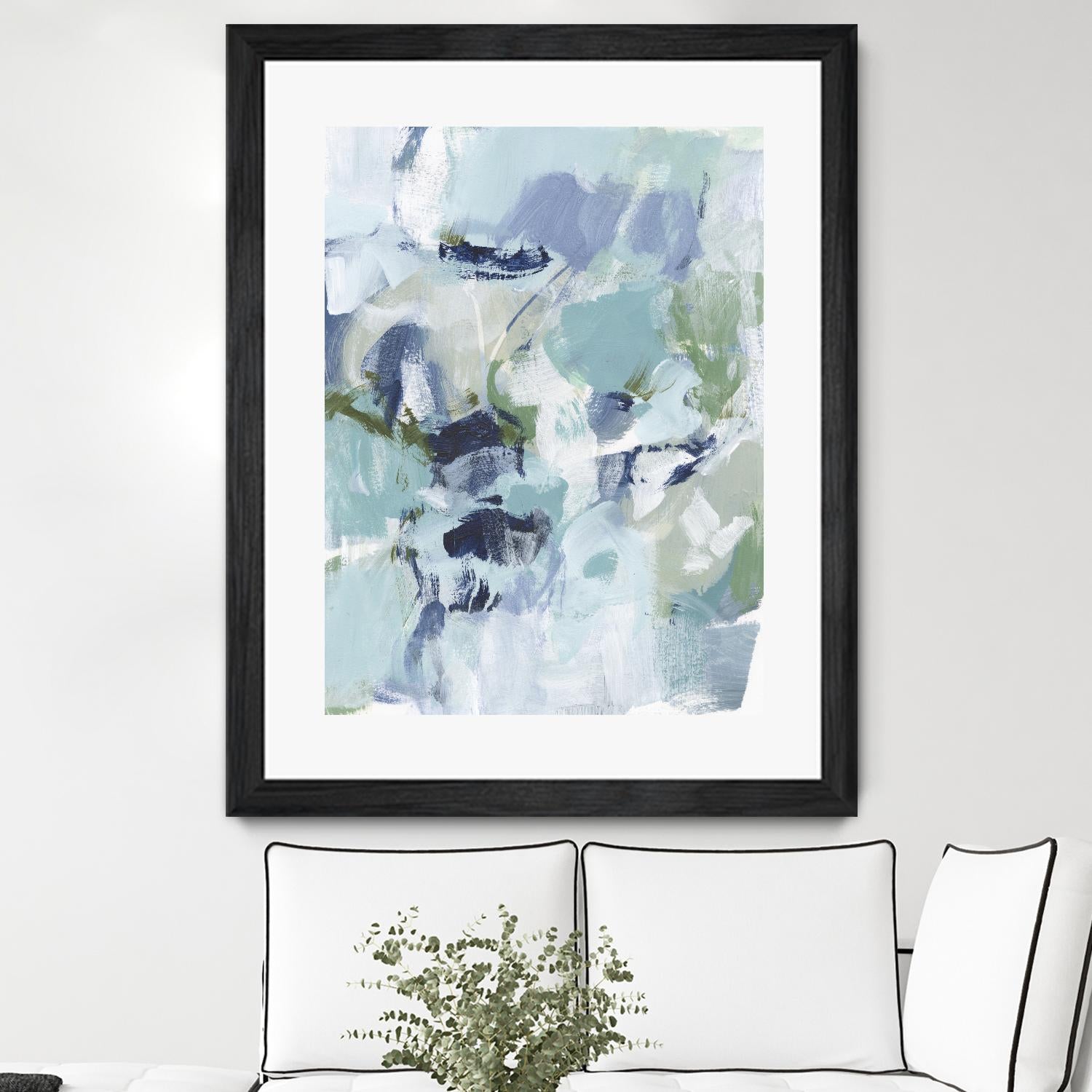 Azure Abstract I by Christina Long on GIANT ART - beige abstract abstract
