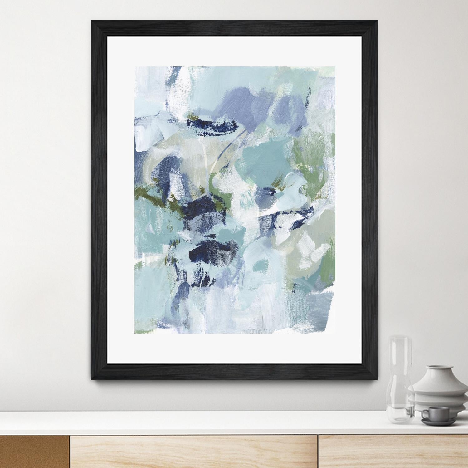 Azure Abstract I by Christina Long on GIANT ART - beige abstract abstract