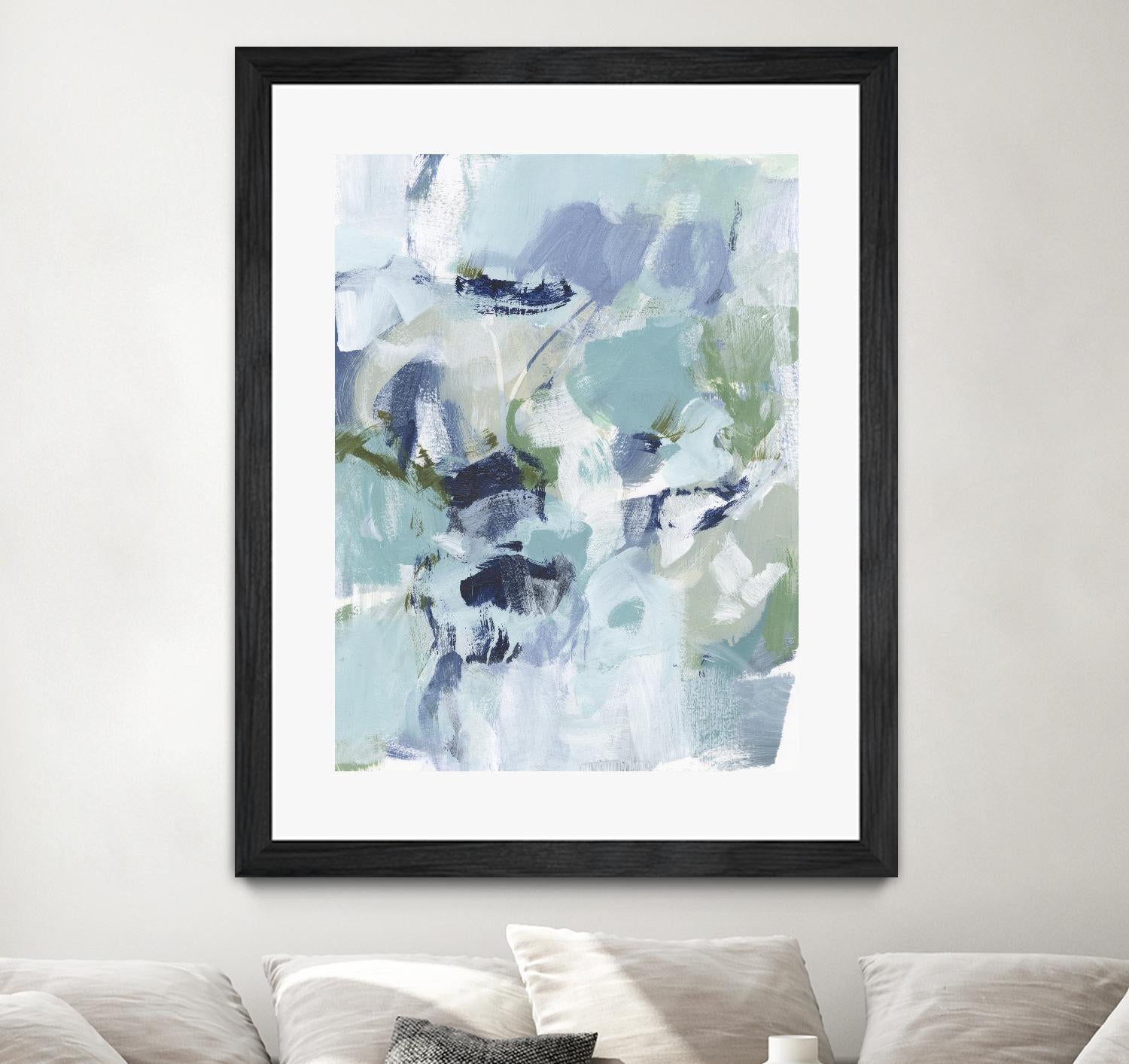 Azure Abstract I by Christina Long on GIANT ART - beige abstract abstract