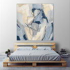 Blossom & Bliss I by June Vess on GIANT ART - blue abstract abstract